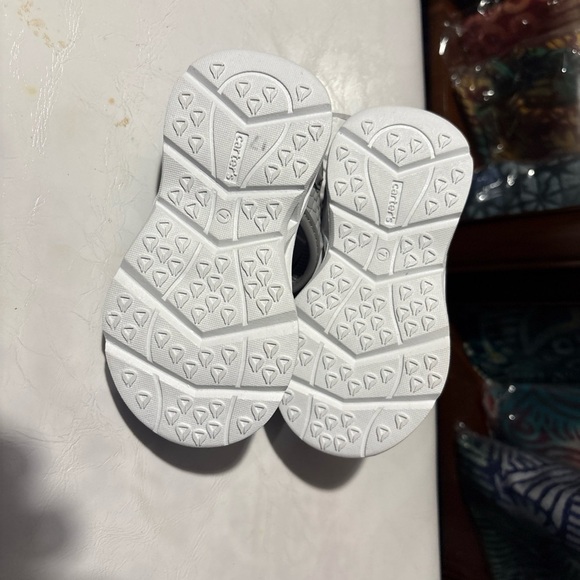 Carter's Baby Boy's Wandu-B Fashion Gray/Blue/White Sandals Shoes - Picture 4 of 5